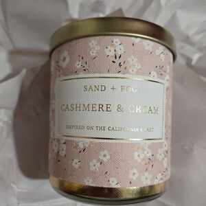 Sand + Fog Cashmere & Cream Scented Candle – New